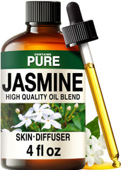 KUKKA Jasmine essential oil bottle for diffuser use in the living room.