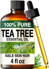 KUKKA Tea Tree Oil bottle pour for easy topical use.