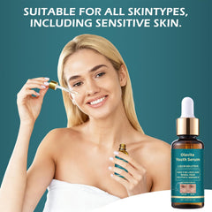 KUKSY Olavita serum drop close-up highlights intense hydration benefits.