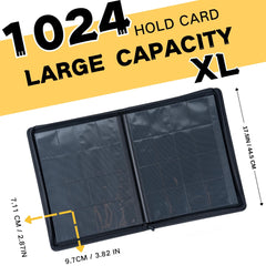 KUOOKING zippered closure keeps cards secure during travel and transport.