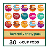 Kupix 30-count flavored coffee pods variety pack for quick tasting sessions