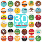 KUPIX variety pack coffee pods front-of-box, ideal for quick caffeine variety at home