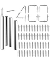 Kuugude 400pcs packaging of double-headed skirting nails for quick installations.
