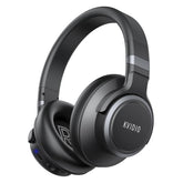 KVIDIO active noise cancelling headphones front view block ambient noise while traveling