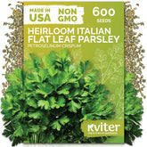 KVITER 600 flat-leaf parsley seeds pack for home gardening