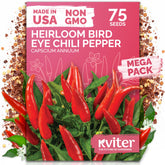 KVITER 75 birds eye chili seeds packet ready for home planting and quick germination.
