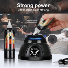 KVM Mini Vortex Mixer pigment mixing at up to 5200 rpm for thorough mix