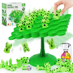 kykake Frog Balance Game Board in vibrant colors for family play.