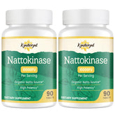 Kynderynl Nattokinase bottle-front highlighting 10000FU potency for circulatory support.
