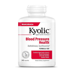 Kyolic Aged Garlic Extract Formula 109 bottle for daily heart health support