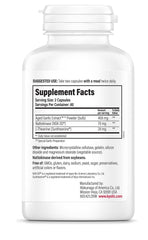 Kyolic Formula 109 label closeup emphasizes organic garlic and nattokinase blend.