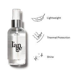 L'ANGE HAIR Rival Heat Shield keratin strengthens hair for smoother styling.