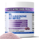 L-Arginine PRO grapeberry bottle pour, ideal for pre-workout hydration and flavor