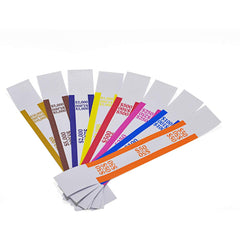 L LIKED 400-pack money bands organized by denomination for easy cash handling at checkout.