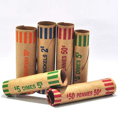 L LIKED nickels wrappers roll for neat sorting during deposits