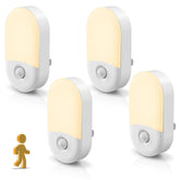L LOHAS LED motion sensor night light front view for convenient placement