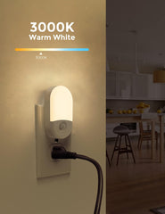 L LOHAS LED plug-in wall outlet night light ready for night navigation