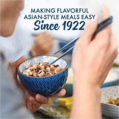 Stir-fry dish seasoned with La Choy Lite Soy Sauce for authentic flavor.