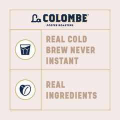 La Colombe Draft Latte mocha can blends chocolate notes with smooth cold brew