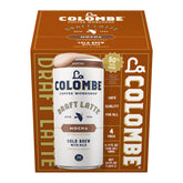 La Colombe Latte Draft Mocha bottle-front view shows cafe-quality latte you can enjoy anywhere.