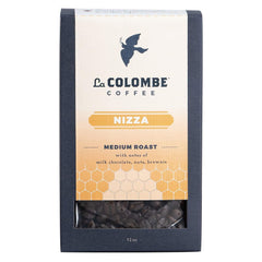 La Colombe Nizza coffee beans ready for home brewing.