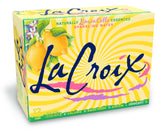 La Croix LimonCello bottle on a sunny table, offering a zero-calorie refreshing moment.