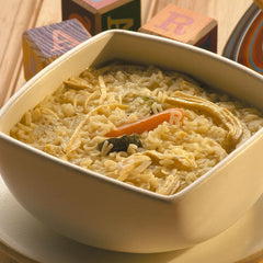 La Moderna Alphabet Letras Pasta served in bowls for a comforting family dinner