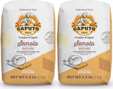 La Molisana Molino Antimo Semola flour pack of two 1kg bags ready for home baking.
