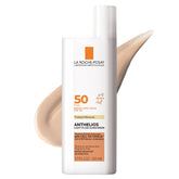 La Roche-Posay Anthelios 50 tinted sunscreen bottle with mineral protection.