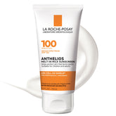 La Roche-Posay Anthelios Melt-In Milk SPF 100 bottle front highlights strong protection in a lightweight formula