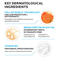 Sunscreen blends in clear with no white cast on skin