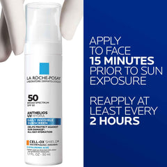 Product label highlights SPF 50 and fragrance-free formula