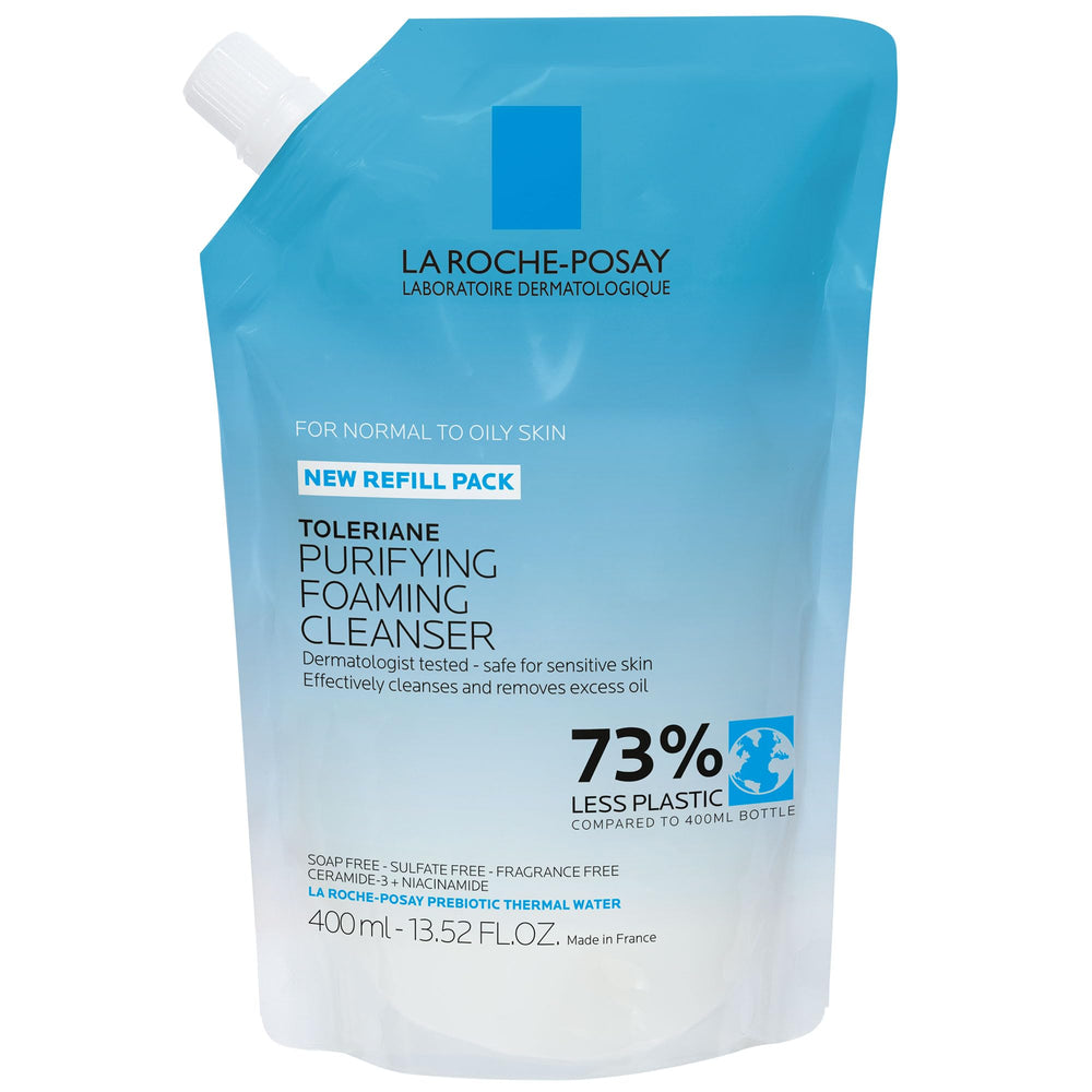 La Roche-Posay Toleriane Purifying Foaming Cleanser bottle front for daily oil control.