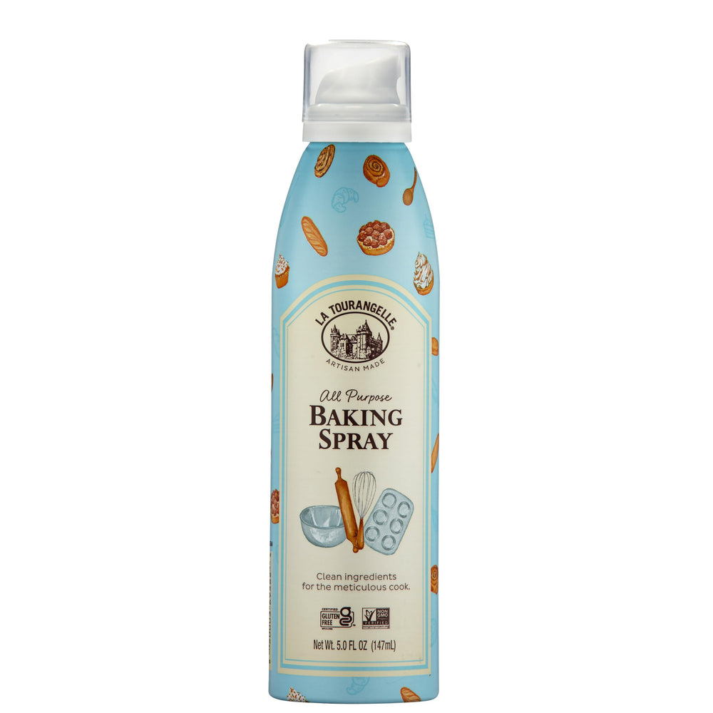La Tourangelle baking spray gluten-free non-stick in compact 147 ml bottle for easy greasing