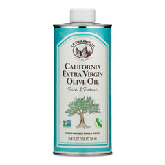 La Tourangelle California Olive Oil bottle highlights rich flavor for everyday cooking.