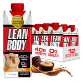 Labrada Lean Body RTD bottle side view shows 40g protein per shake for workouts