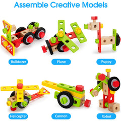 LACCHOUFEE hammer and saw improve fine motor skills.