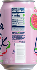 La Croix Guava Sao Paulo bottle side view showing vibrant aroma and zero calories