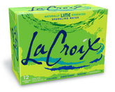 La Croix Lime can close-up showing bright bubbles for zero-calorie refreshment