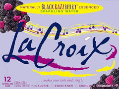 La Croix sparkling water in a glass with ice highlighting crisp bubbles.