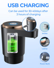 LADFAR water bottle pump compact portable design for travel and camping