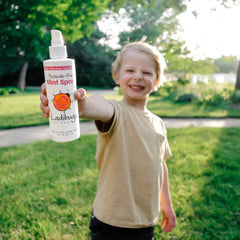 Ladibugs easy-application sprayer for quick use at school or camp