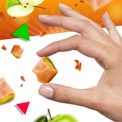 LAETAFOOD Caramel Cubes dessert ideas showcasing apple-tinted sweetness