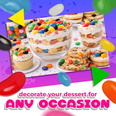 LAETAFOOD jelly beans on a festive display add color to treats.