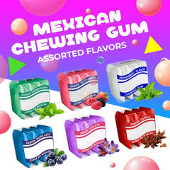 LAETAFOOD Mexican chewing gum mint flavor pouches for a cool, refreshing bite