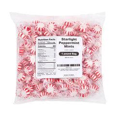 Starlight Peppermint Mints close-up shows natural peppermint flavor.