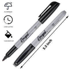 LAZGOL fine-point marker writes clearly on paper with precise control.