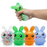 LAHAND Squishy Easter Bunny ball: colorful squeeze toy for tactile play and Easter décor.