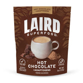 Laird Superfood hot chocolate front packaging, showcasing organic cacao for daily nourishment.