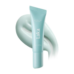 Laka Soothing Prep Lip Mask applied for cooling exfoliation on lips